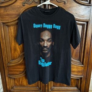 Vintage Day Snoop Dogg Black Graphic T-Shirt